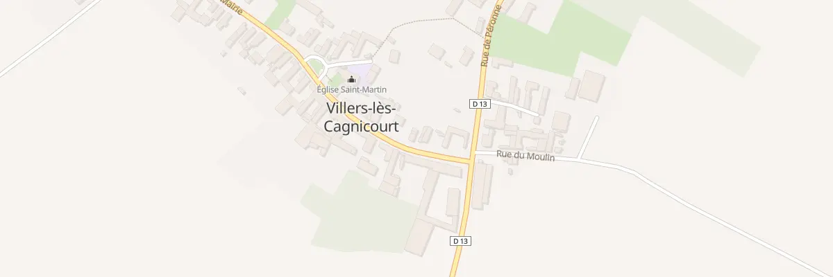 Plan du 6 Rue de la Mairie à Villers-lès-Cagnicourt