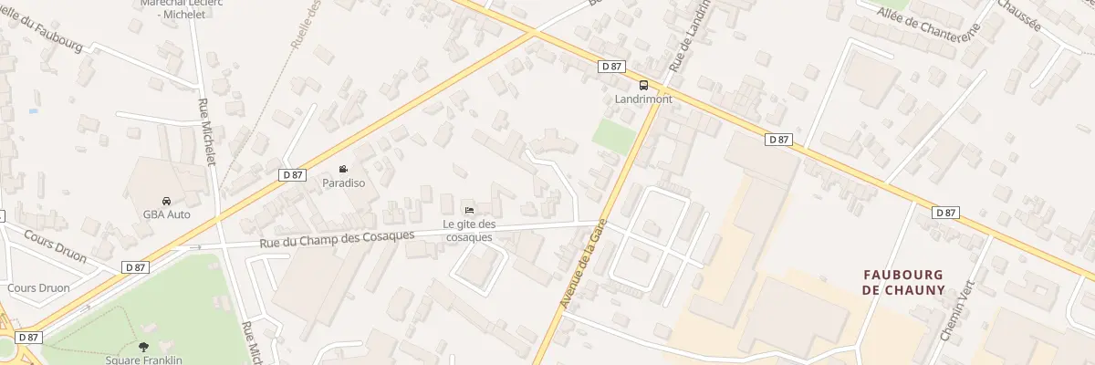Plan du 35B Rue du Champ des Cosaques à Noyon