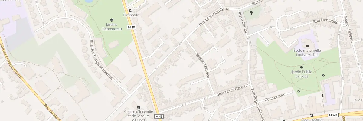 Plan du 43 Rue Léon Gambetta à Loos