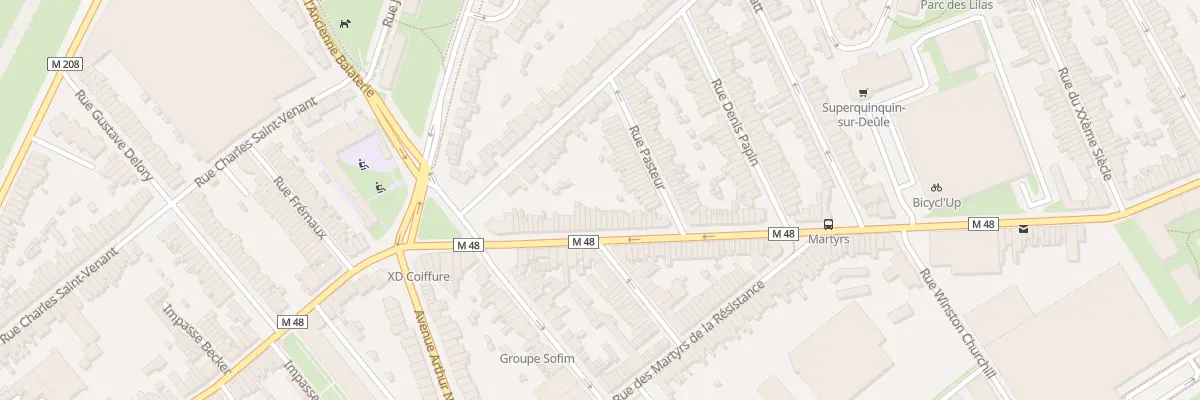 Plan du 125 Rue Anatole France Lomme à Lille