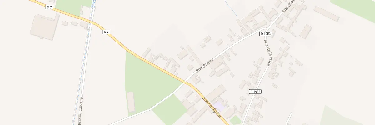 Plan du 1 Rue d’Enfer à Ruyaulcourt