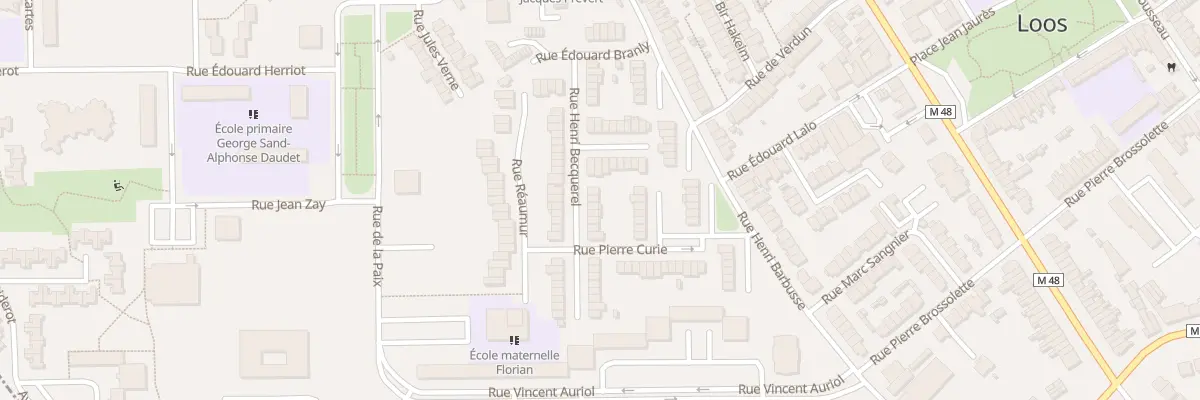Plan du 15 Rue Henri Becquerel à Loos