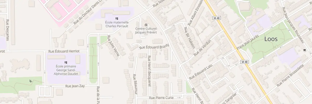 Plan du 3 Rue Henri Becquerel à Loos
