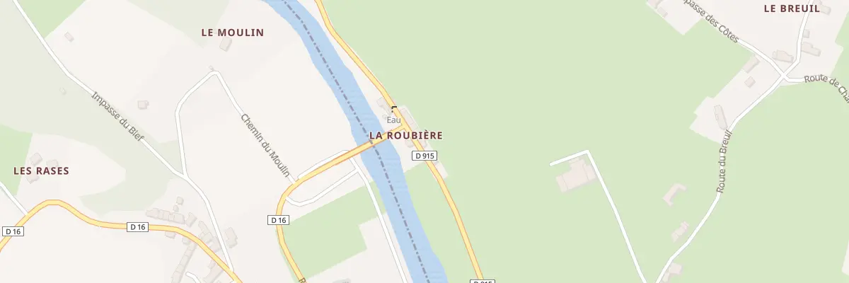 Plan du 37 Rte des Gorges à Chouvigny