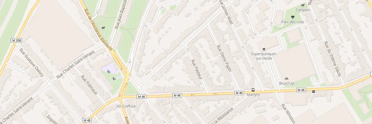 Plan du 36 Rue Pasteur Lomme à Lille