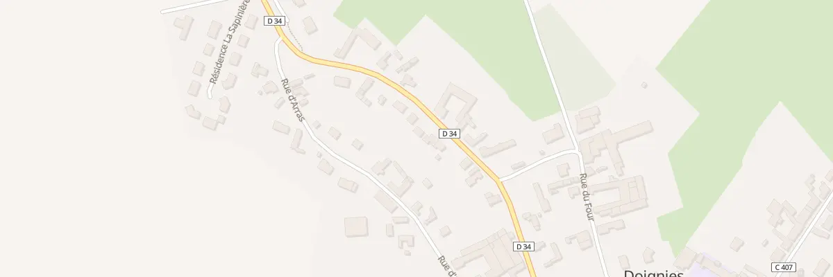 Plan du 13B Rue des Jardins à Doignies