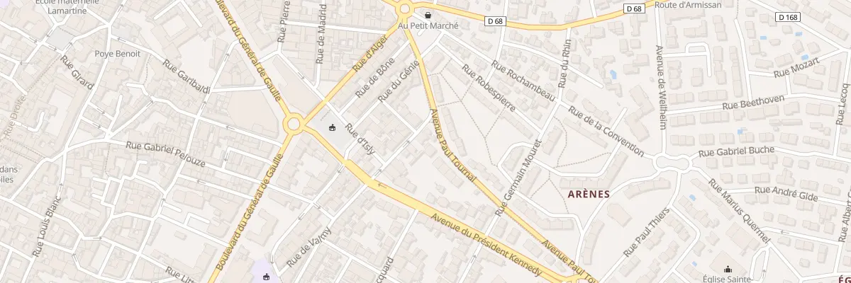 Plan du 44 Rue de Valmy à Narbonne