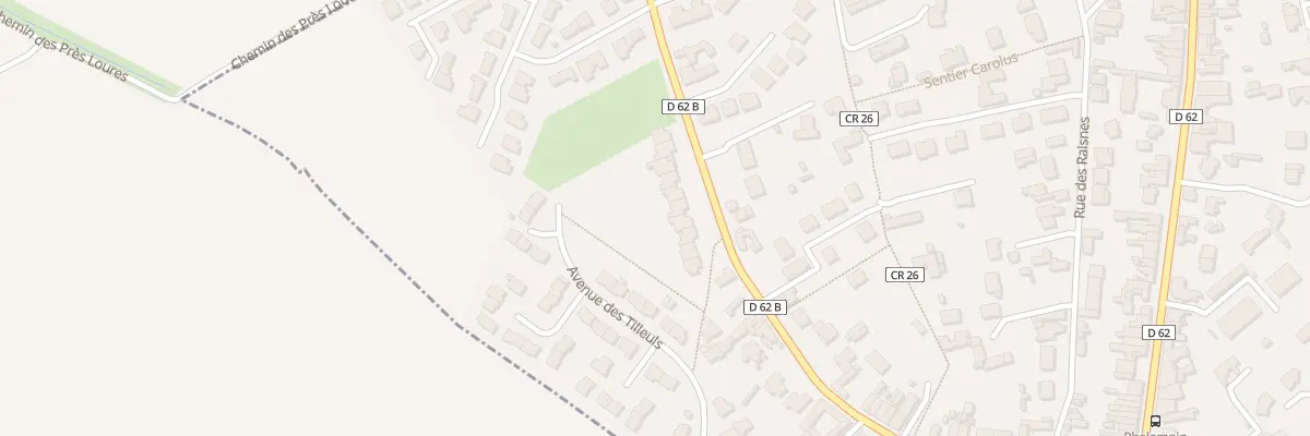 Plan du 55 Rue du Mal Foch à Phalempin