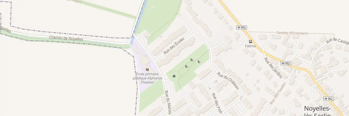Plan du 23 Rue des Écoles à Noyelles-lès-Seclin