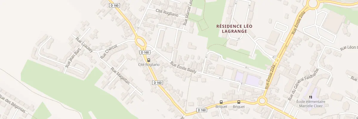 Plan du 24 Rue Emile Basly à Courcelles-lès-Lens