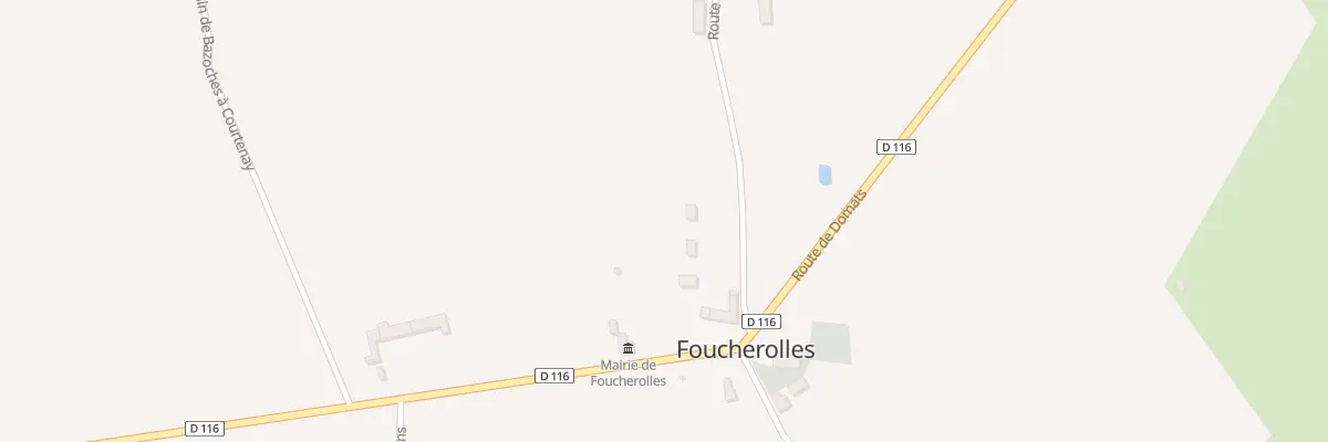 Plan du 7 Rte de Bazoches à Foucherolles