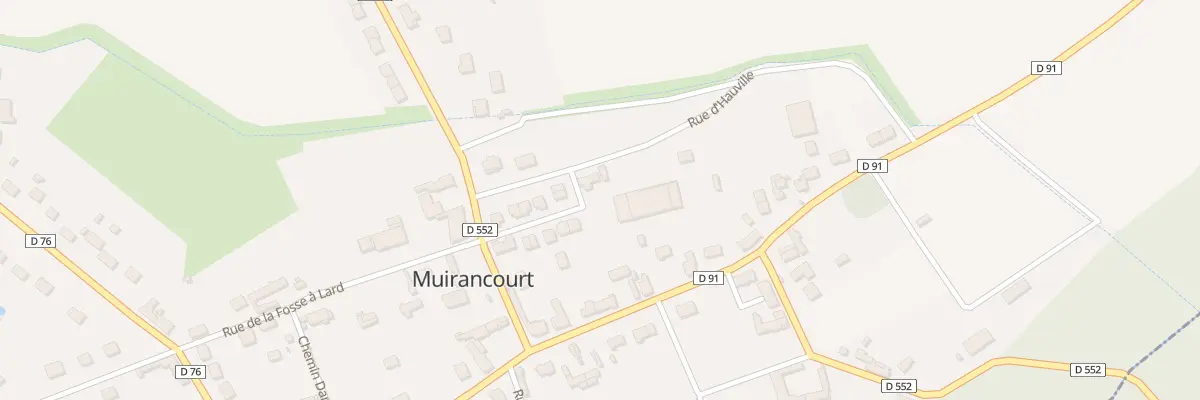 Plan du 90 Rue d’Hauville à Muirancourt