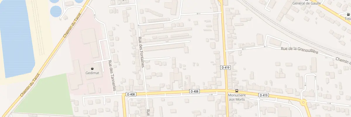 Plan du 38 Rue des Fontaines à Nangis
