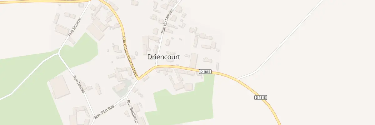 Plan du 3 Rue de Tincourt à Driencourt