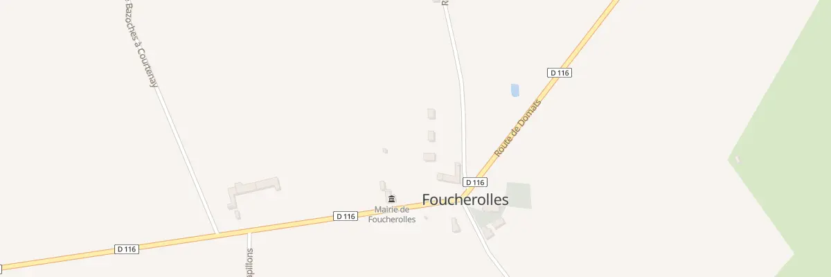 Plan du 5 Rte de Bazoches à Foucherolles