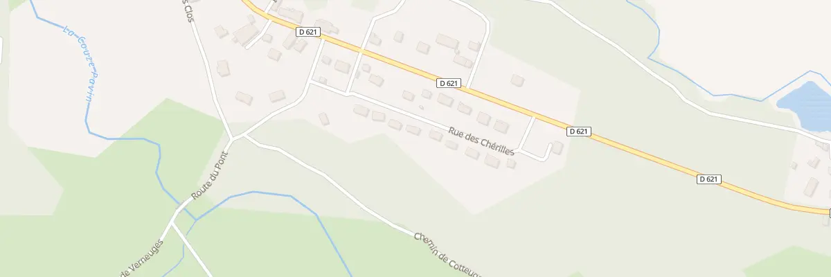 Plan du 5476 Cotteuge à Saint-Diéry