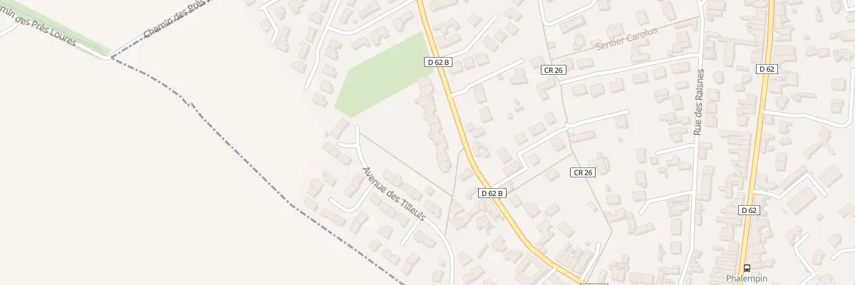 Plan du 53 Rue du Mal Foch à Phalempin