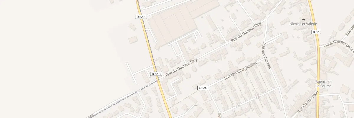 Plan du 68 Rue du Doc Eloy à Phalempin