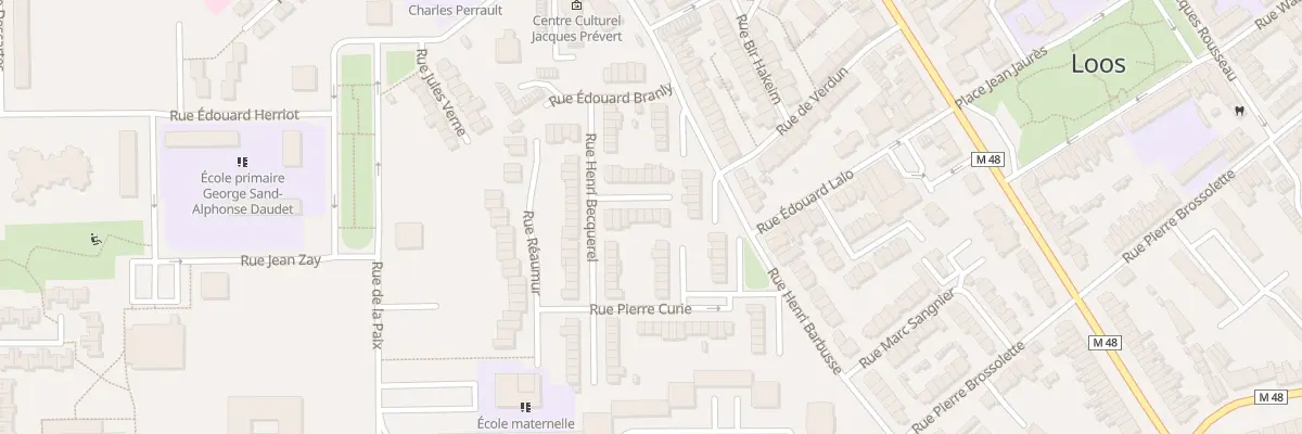 Plan du 12 Rue Joseph Pelletier à Loos