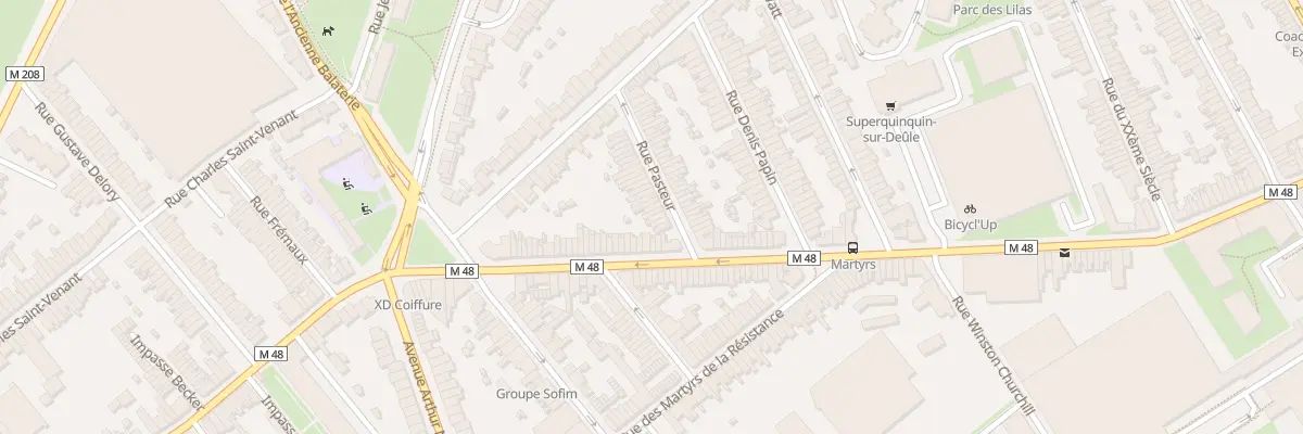 Plan du 8 Rue Pasteur Lomme à Lille
