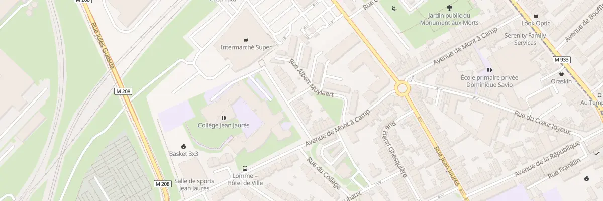 Plan du 12 Rue de la Paix du 8 Mai 1945 à Lille