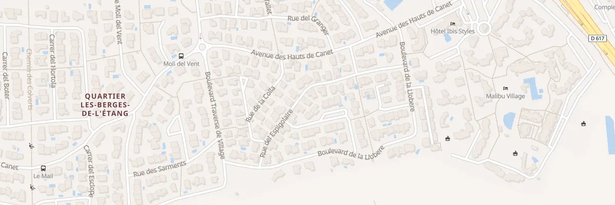 Plan du 12 Rue Del Espigolaire à Canet-en-Roussillon