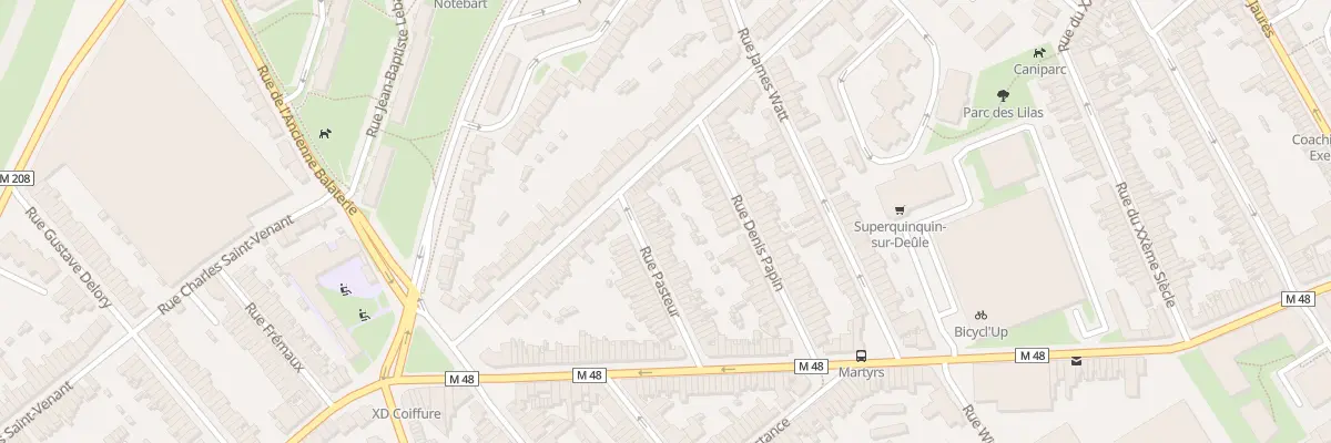 Plan du 45 Rue Pasteur Lomme à Lille