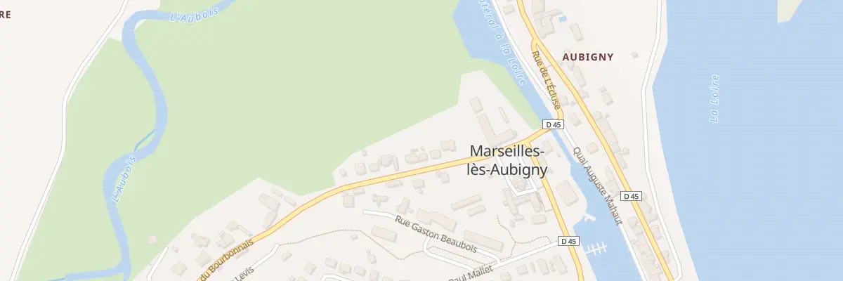 Plan du 8 Rue du Bourbonnais à Marseilles-lès-Aubigny