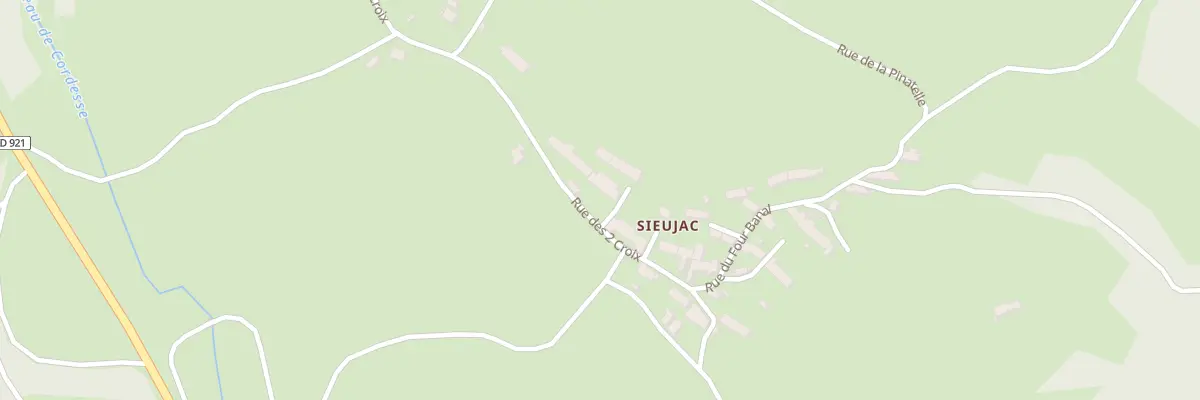 Plan du 1 Imp Le Peuch à Neuvéglise-sur-Truyère