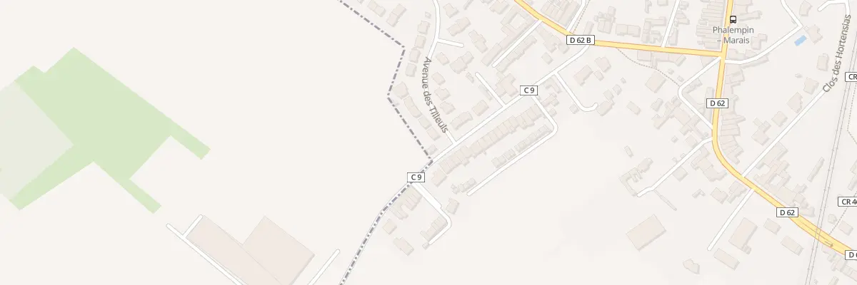 Plan du 1 Av des Tilleuls à Phalempin