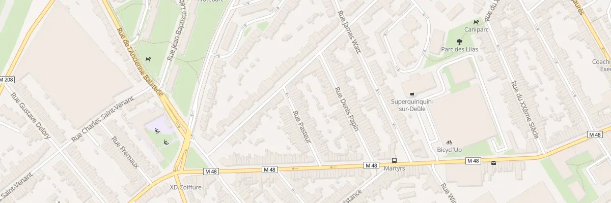 Plan du 43 Rue Pasteur Lomme à Lille