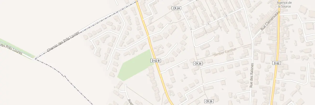 Plan du 56 Rue du Mal Foch à Phalempin