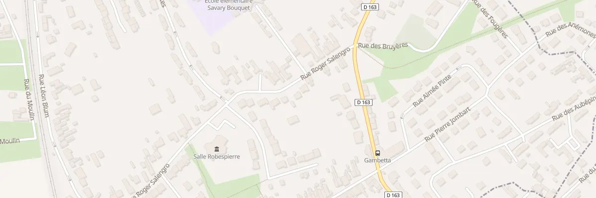 Plan du 34 Rue Roger Salengro à Oignies