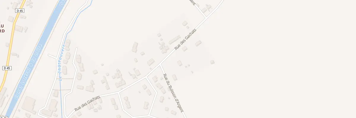 Plan du 1 Rue du Buisson d’Argent à Beffes