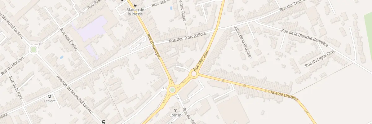 Plan du 40 Rue Marceau à Comines