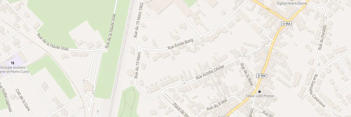 Plan du 37 Rue Emile Basly à Libercourt