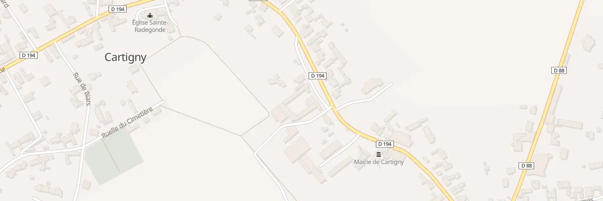 Plan du 18 Gr Grande Rue à Cartigny