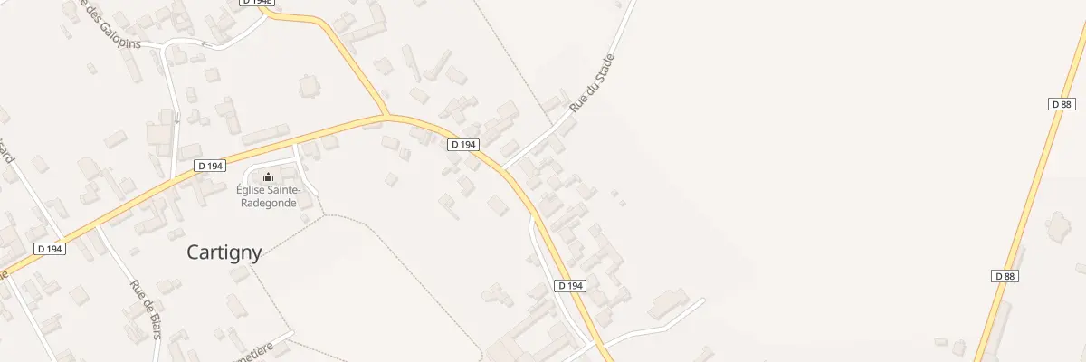 Plan du 13 Gr Grande Rue à Cartigny