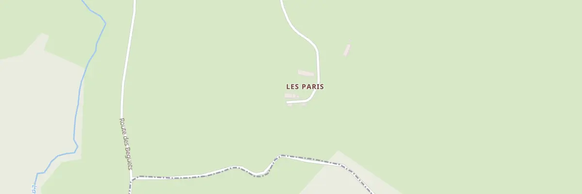 Plan du 5147 Les Paris à Pouzy-Mésangy
