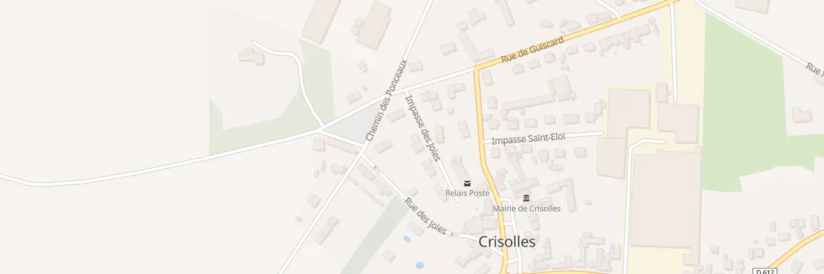 Plan du 2 Imp des Joies à Crisolles