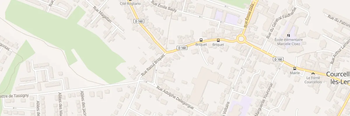 Plan du 45 Rue Raoul Briquet à Courcelles-lès-Lens