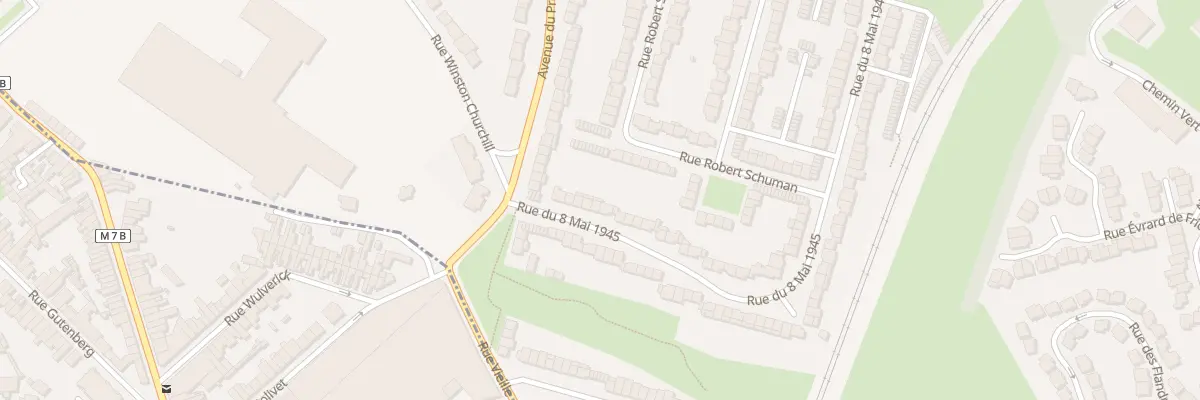 Plan du 9 Rue du Huit Mai 1945 à Lambersart