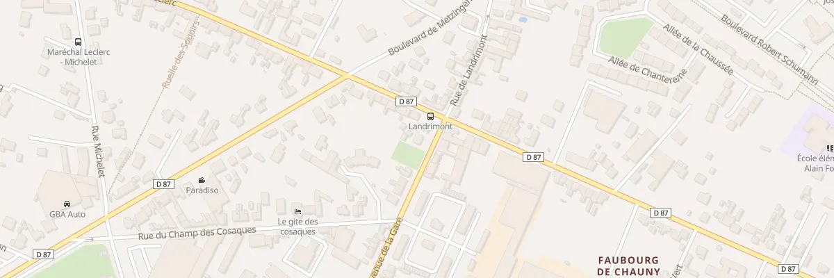 Plan du 33 Av de la Gare à Noyon