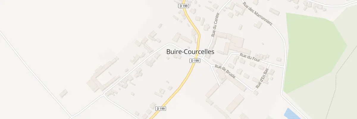 Plan du 1 Rue de Peronne à Buire-Courcelles