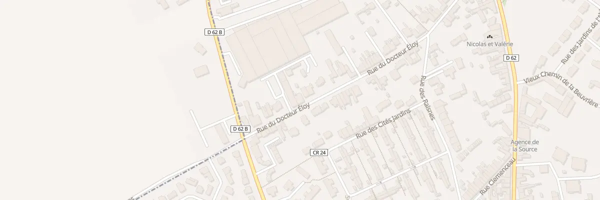 Plan du 64 Rue du Doc Eloy à Phalempin