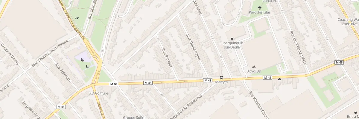 Plan du 17 Rue Pasteur Lomme à Lille