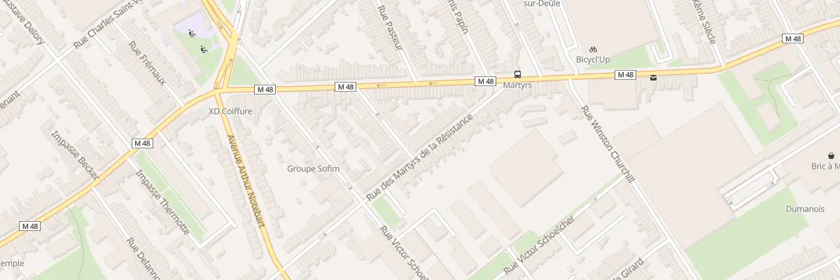 Plan du 115 Rue Martyrs de Resistance à Lille