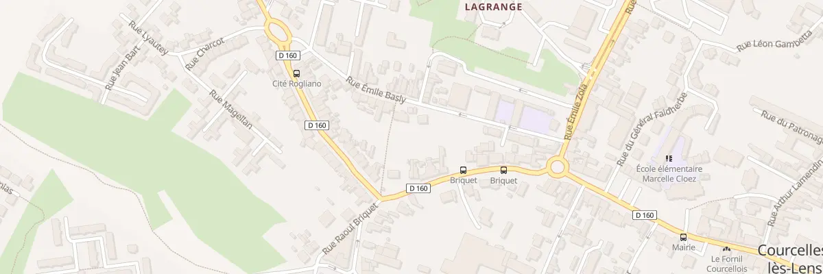 Plan du 32 Rue Raoul Briquet à Courcelles-lès-Lens