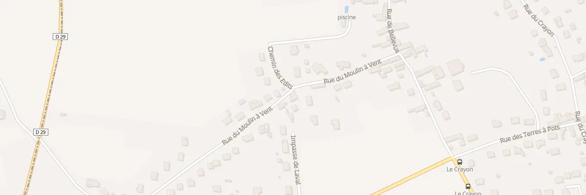 Plan du 15 Rue du Moulin à Vent à Salins