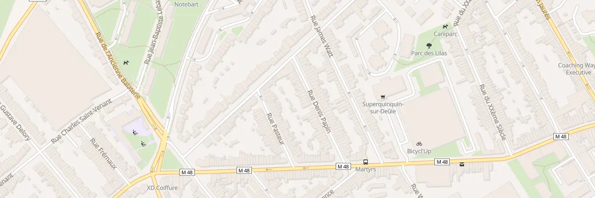 Plan du 31 Rue Denis Papin Lomme à Lille